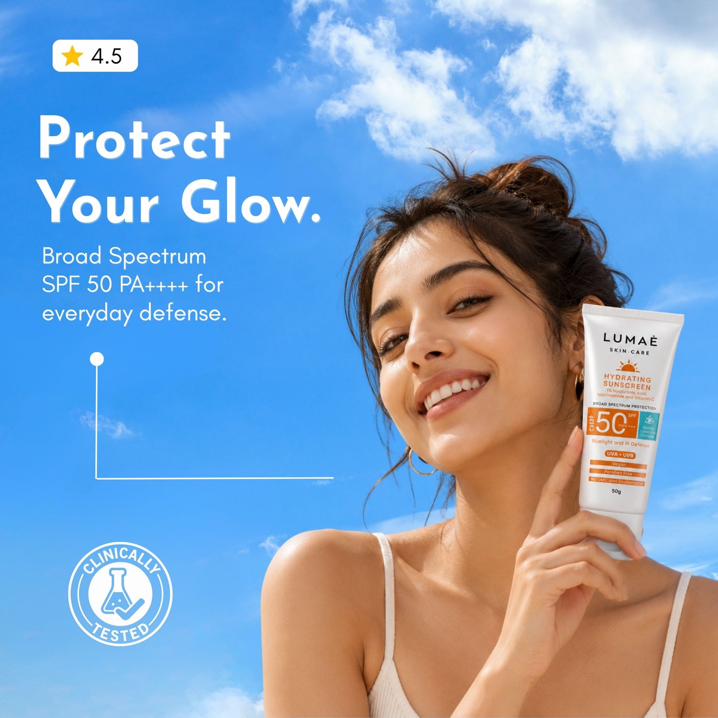 Hydrating Sunscreen with UVA + UVB Protection