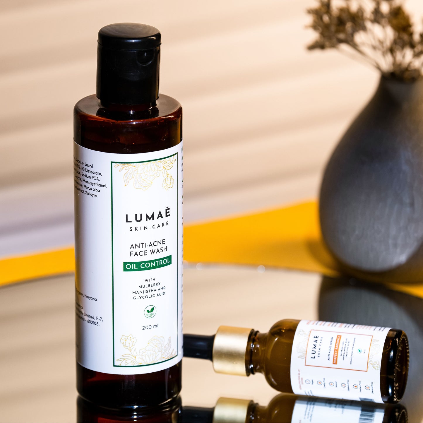 Anti acne serum and anti acne facewash