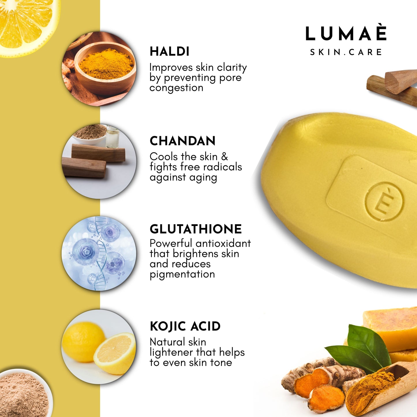 Glutathione Haldi Chandan Soap