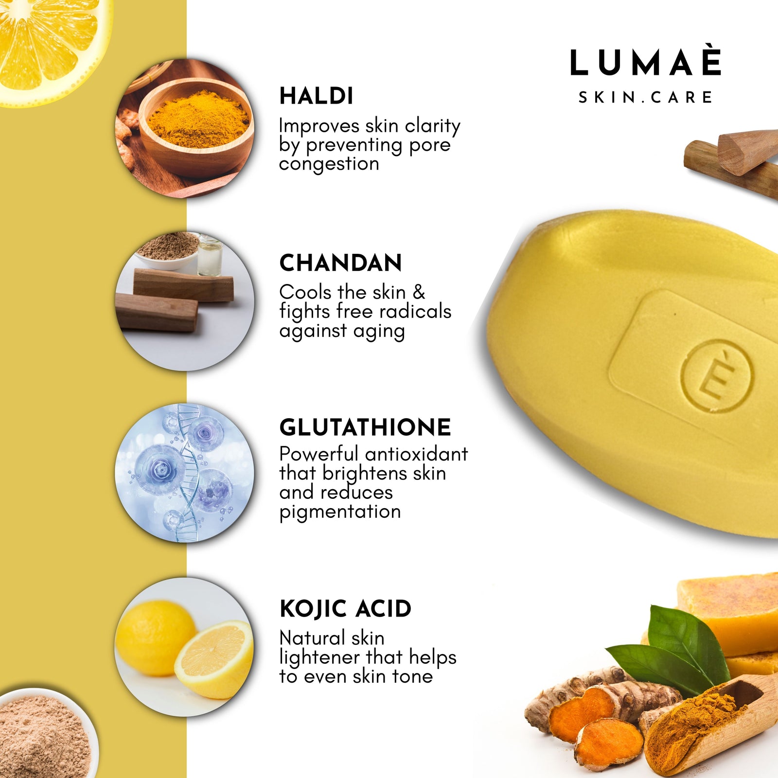 Glutathione Haldi Chandan Soap