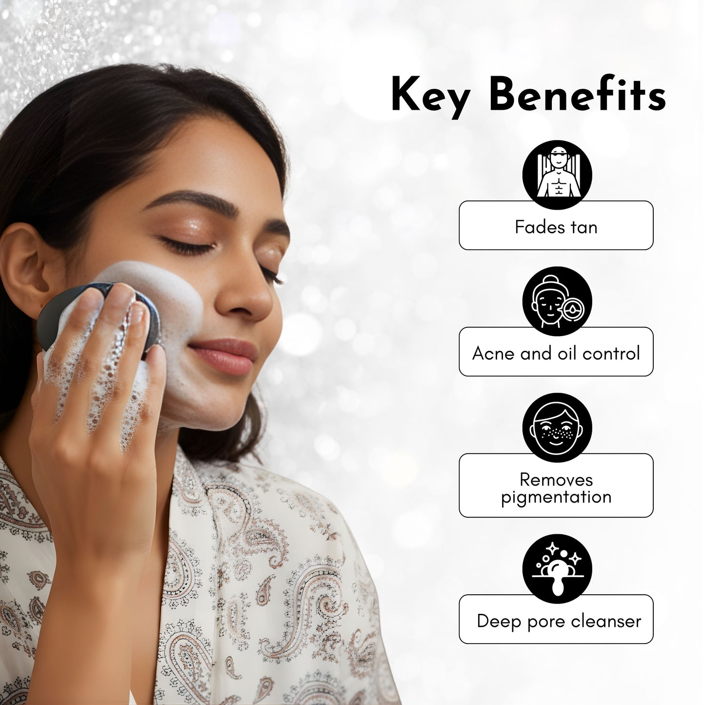 Glutathione Charcoal De-Tan Soap