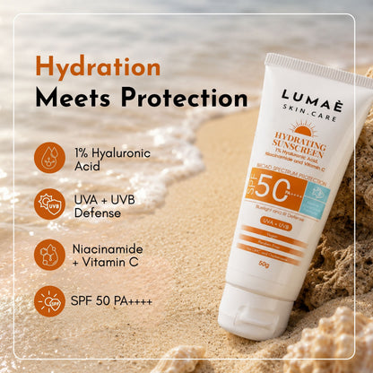 Hydrating Sunscreen with UVA + UVB Protection