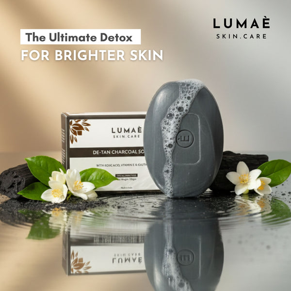 Glutathione Charcoal De-Tan Soap – LUMAÈ