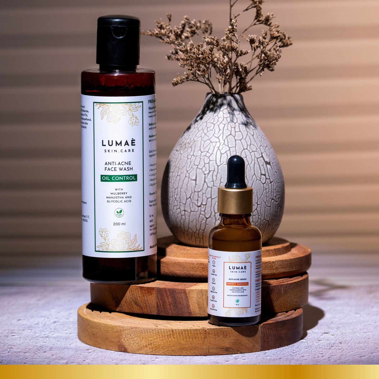 ESSENTIAL ANTI-ACNE COMBO WITH SERUM AND FACE WASH Lumaè