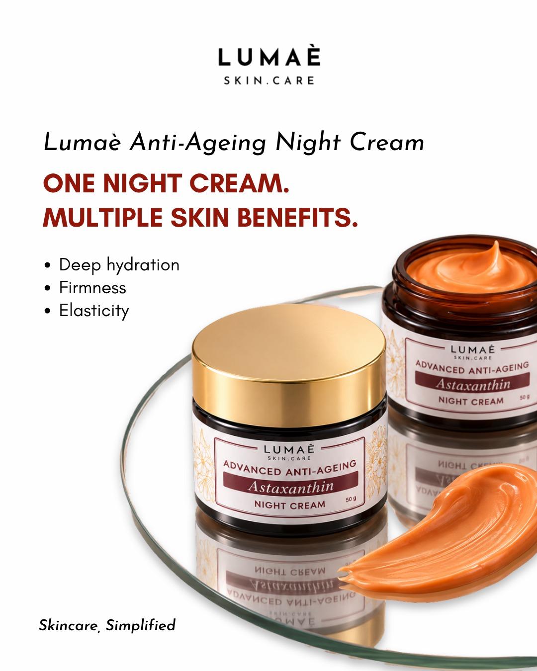 Anti-Ageing Night Cream with Astaxanthin