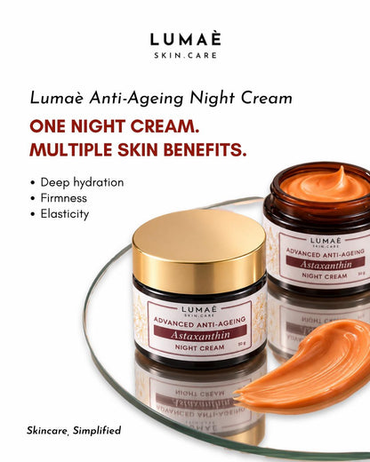 Anti-Ageing Night Cream with Astaxanthin