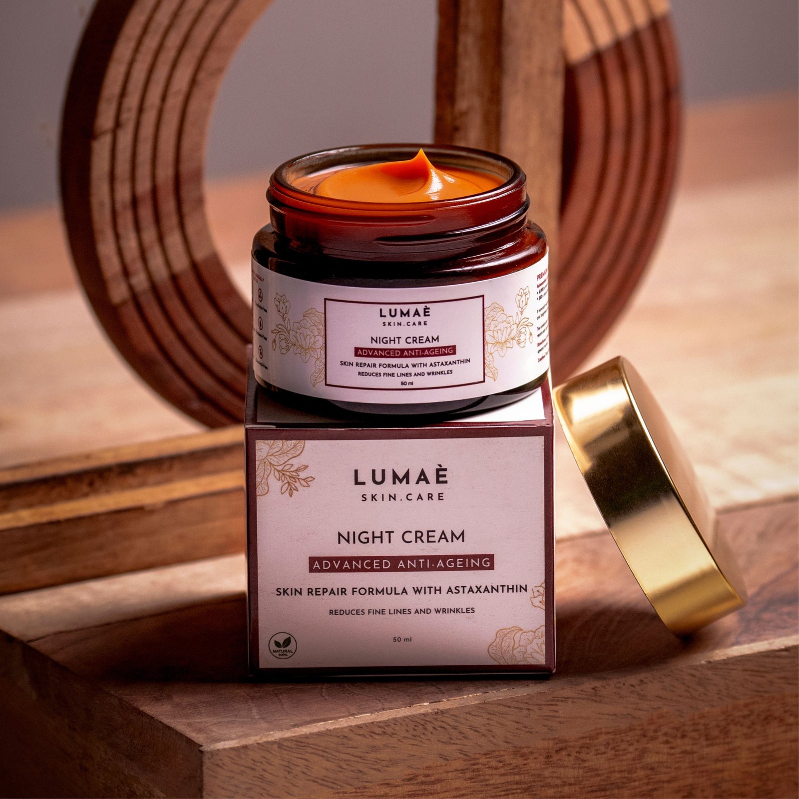 ADVANCED ANTI-AGEING NIGHT CREAM WITH ASTAXANTHIN Lumaè