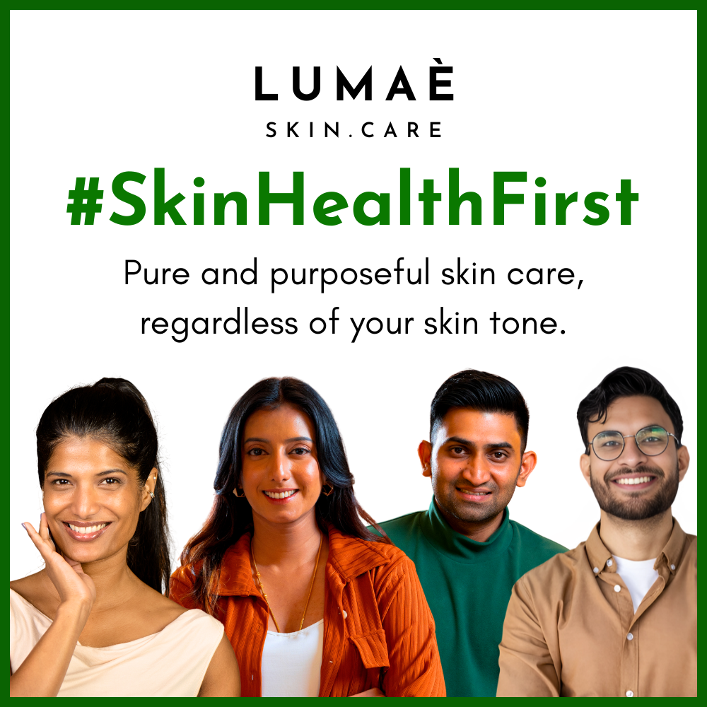 Skin health first
Pure and purposeful skin care, regardless of your skin tone