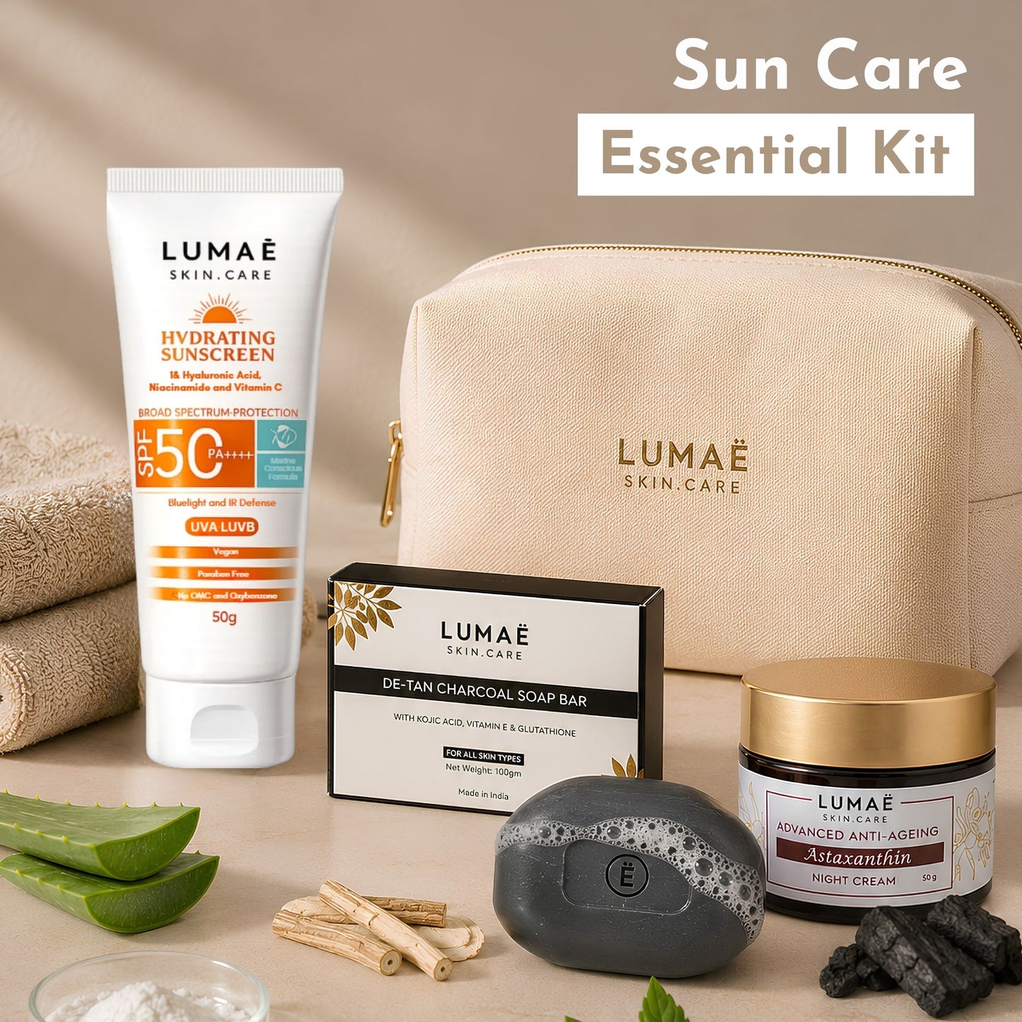 Essential Sun Care Kit - Day Protection + Night Repair