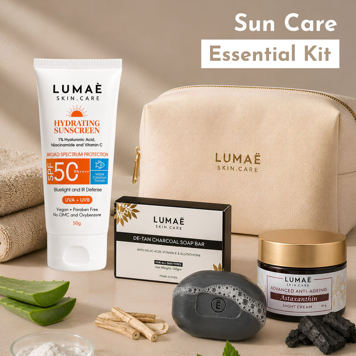 Essential Sun Care Kit - Day Protection + Night Repair