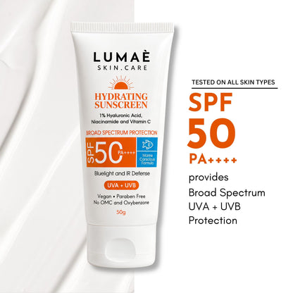Hydrating Sunscreen with UVA + UVB Protection