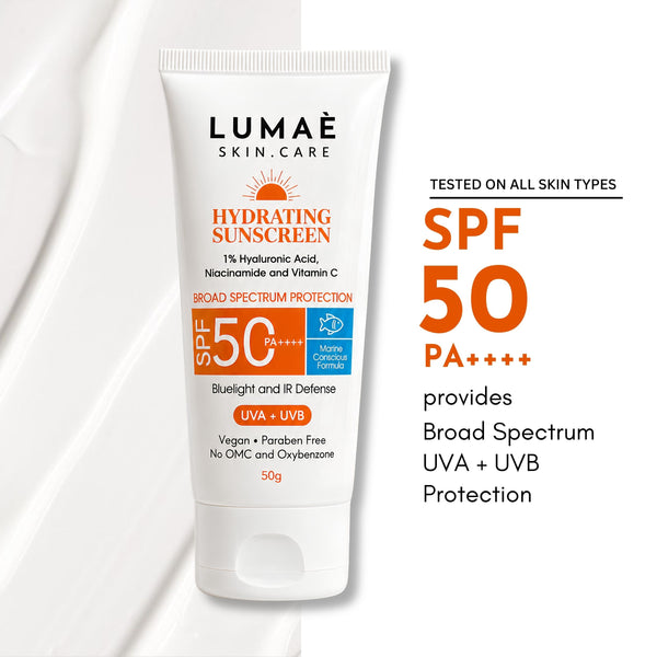 Hydrating Sunscreen with UVA + UVB Protection